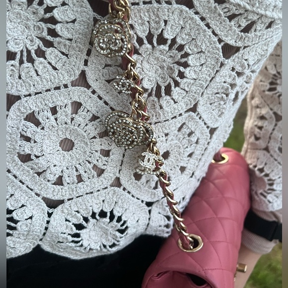 🌸🌸Chanel Valentines Charms mini rectangular Flap Bag - Picture 5 of 15